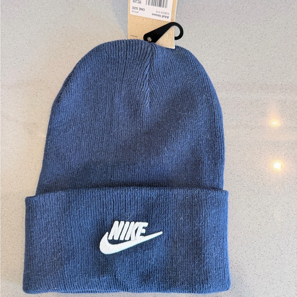 Nike Navy Knit Beanie